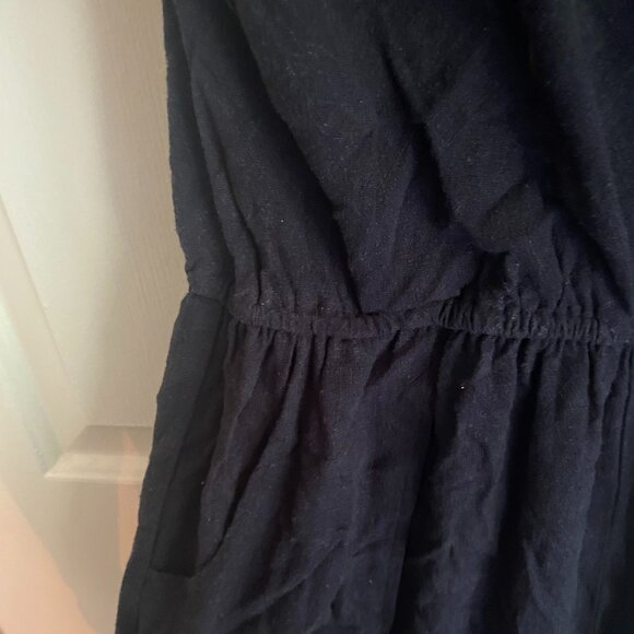 Universal Threads Black Wide Leg Jumpsuit with Cap Sleeve and Open Back, Size L - Picture 4 of 4